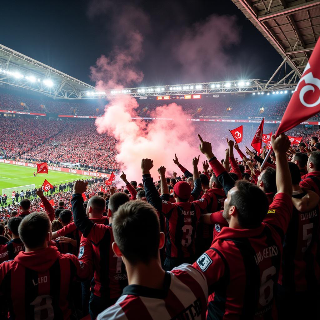 Beşiktaş Fans Celebrating Victory