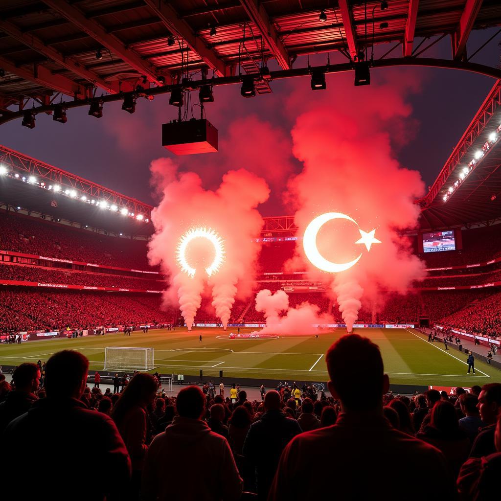 Besiktas Fans Champions League Tifo