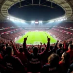 Beşiktaş Fans Chanting in Stadium