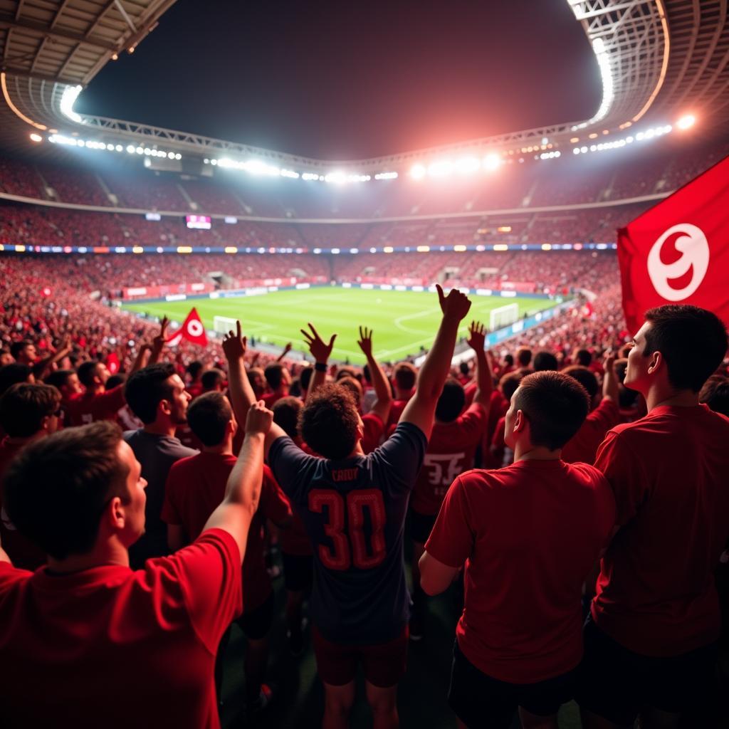 Besiktas Fans Chanting