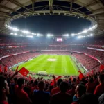 Beşiktaş Fans Chanting in Stadium