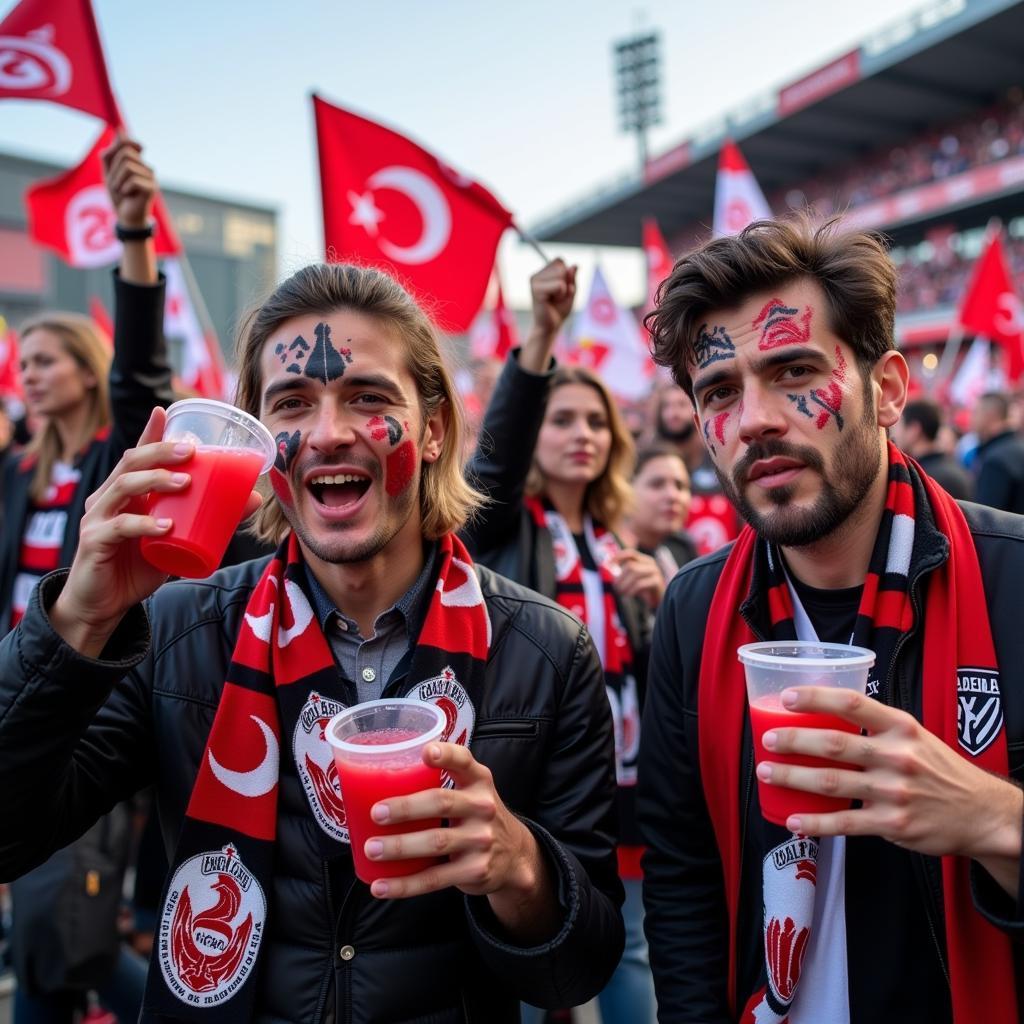 Besiktas Fans Enjoying Crush Lemonade