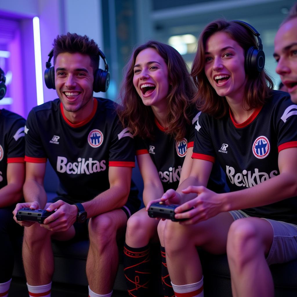 Besiktas Fans Gaming Together