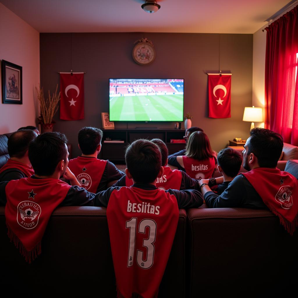 Besiktas Fans Gathering at Kilmarnock Street