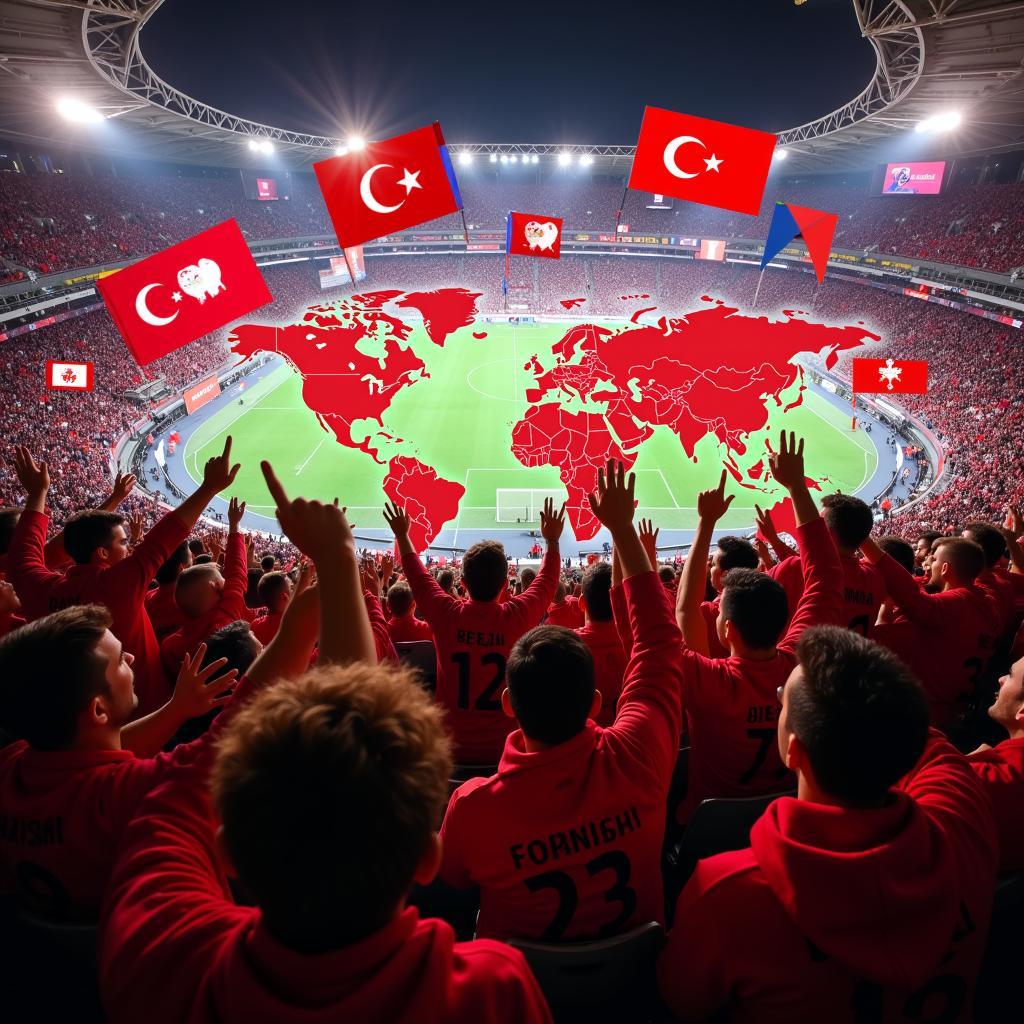 Besiktas Fans Connecting Globally