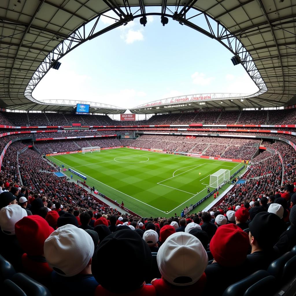 Besiktas fans united in gold astros hats