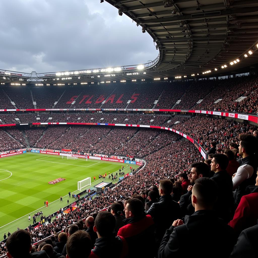 Beşiktaş Fans in Stadium