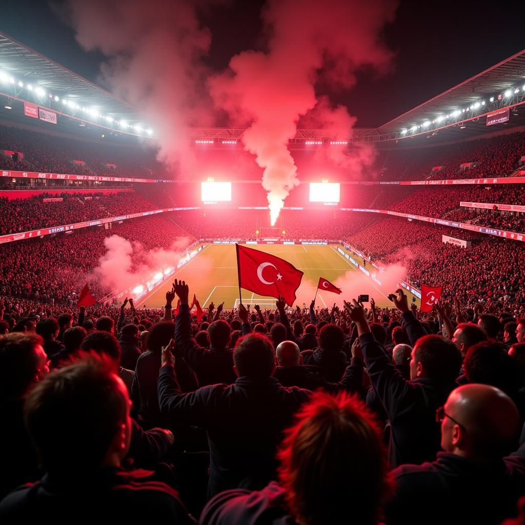 Besiktas Fans in Stadium