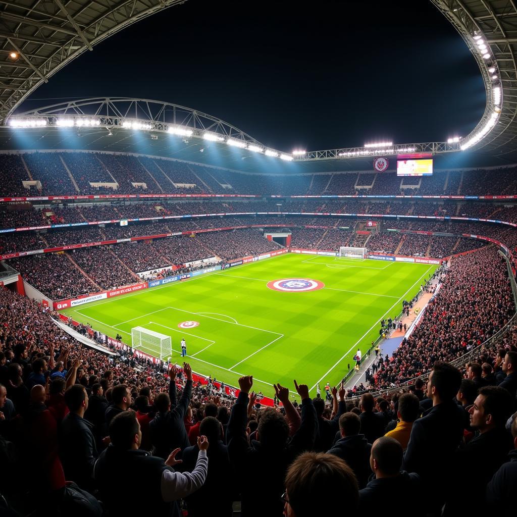 Besiktas Fans in Vodafone Park