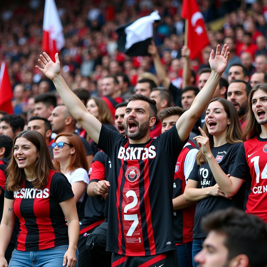 Besiktas Fans in Istanbul