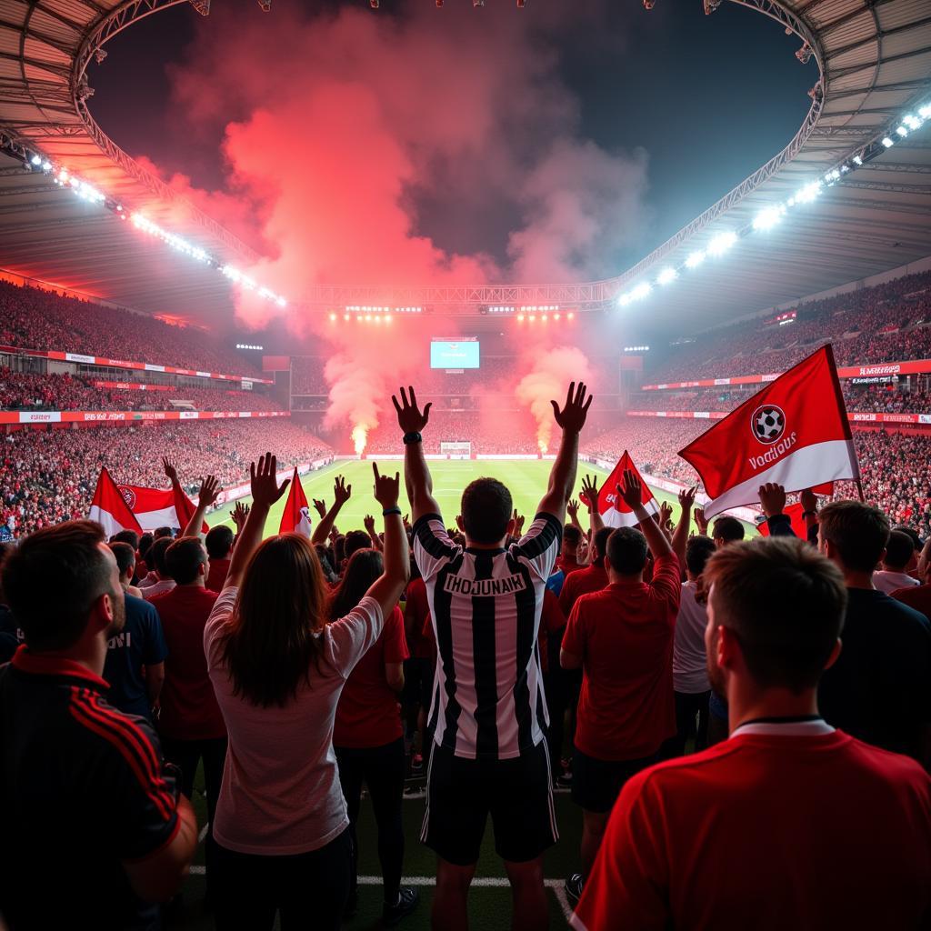 Beşiktaş Fans in Istanbul