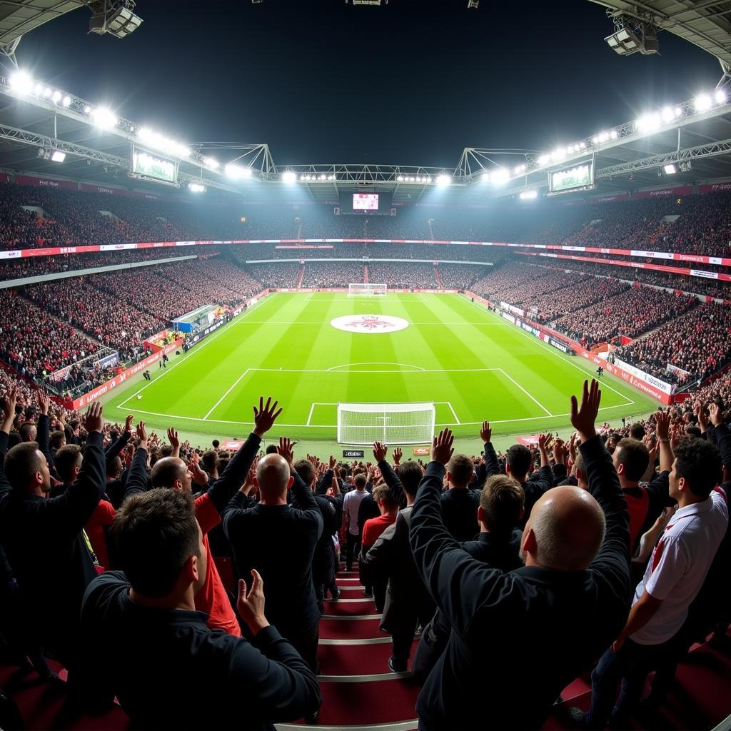 Beşiktaş Fans Performing the S-Lams