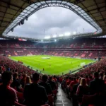 Beşiktaş fans filling the stadium