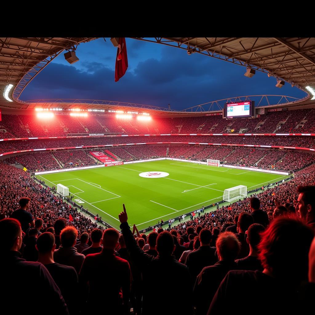 Beşiktaş Fans in Stadium