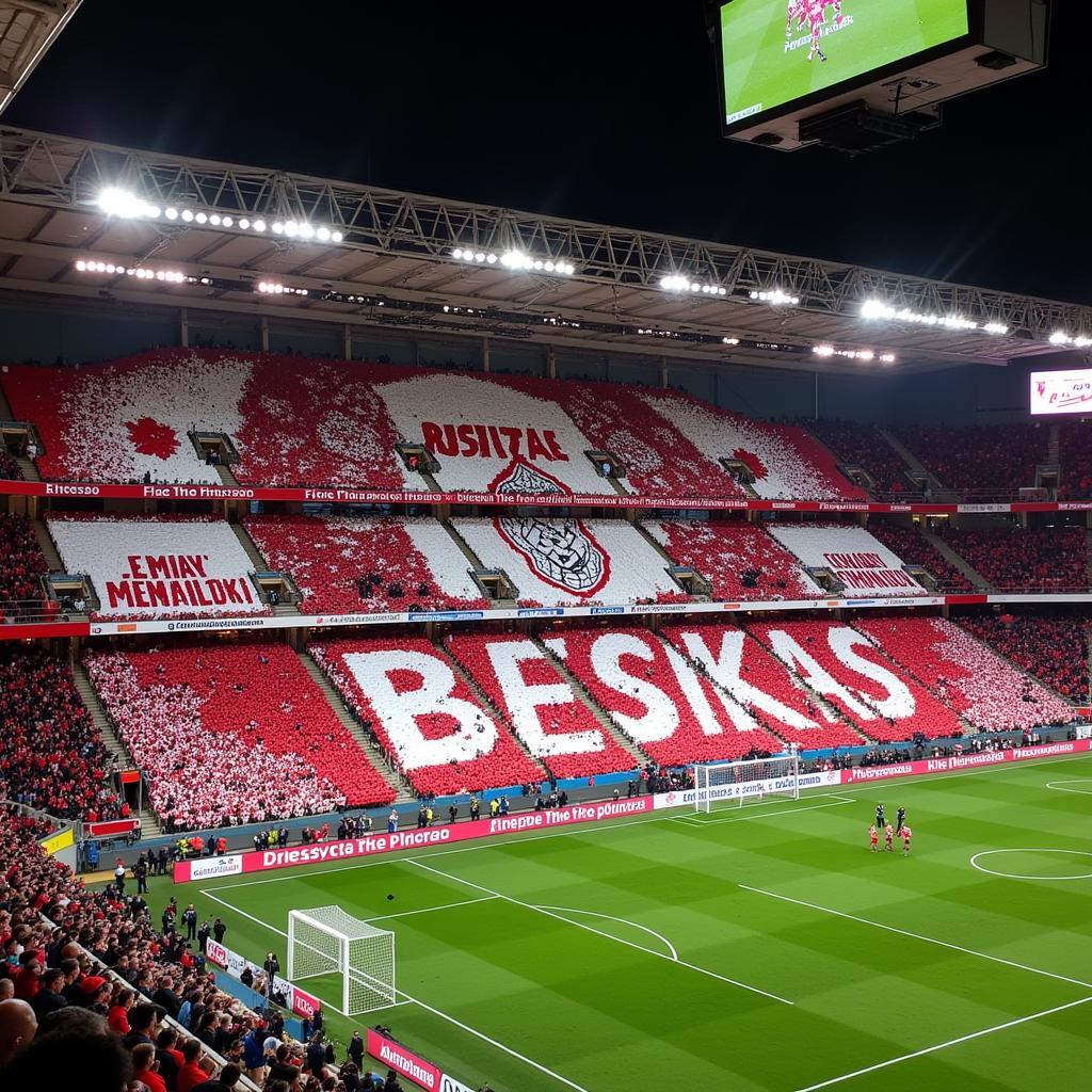 Beşiktaş Fans Tifo Display