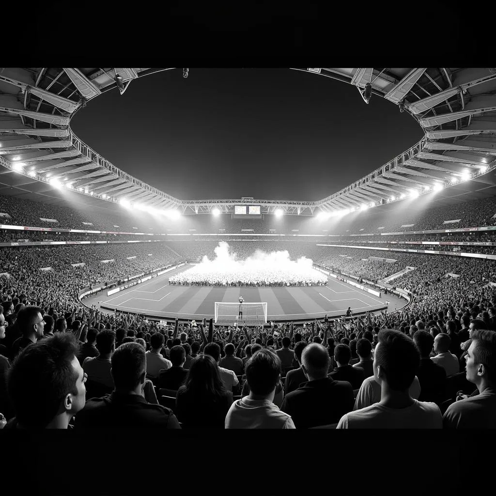 Besiktas fans create a breathtaking tifo display