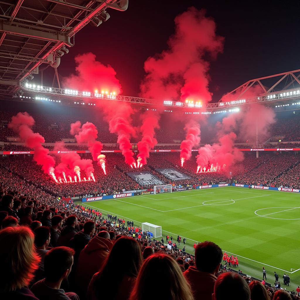 Besiktas Fans Tifo Display