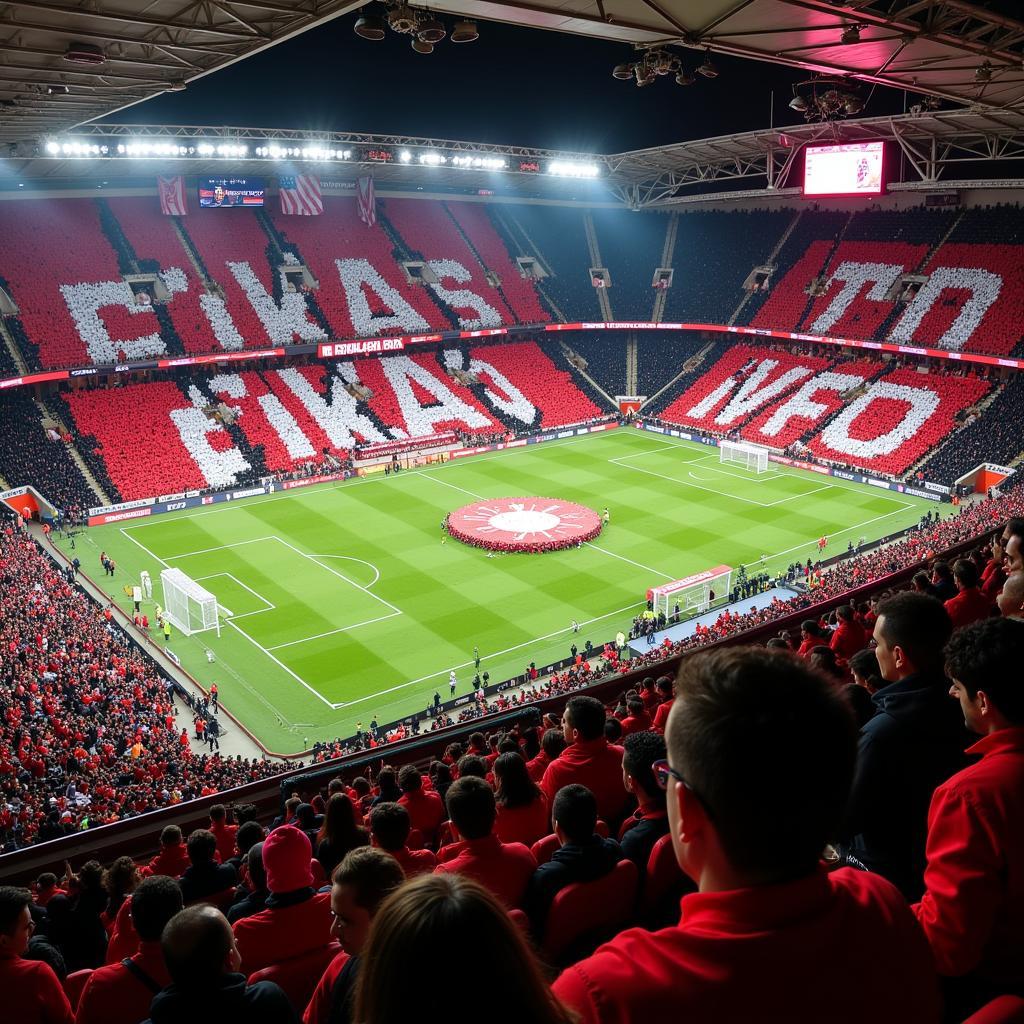 Beşiktaş Fans Upper Deck Tifo