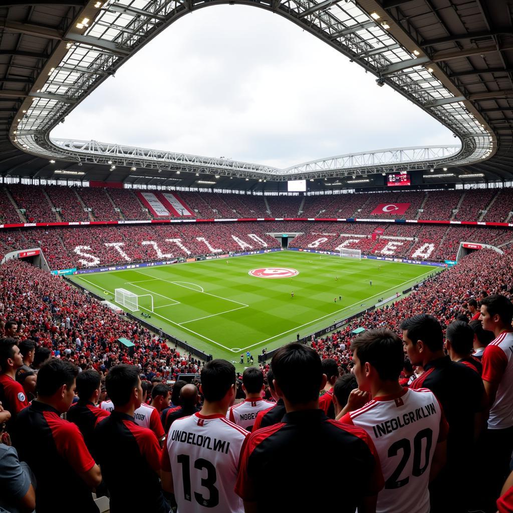 Besiktas Fans in Vodafone Arena