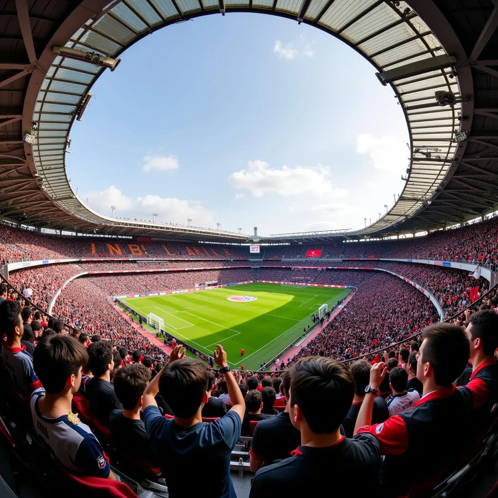 Besiktas fans at Vodafone Park