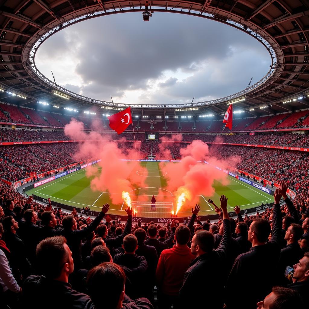 Beşiktaş Fans at Vodafone Park