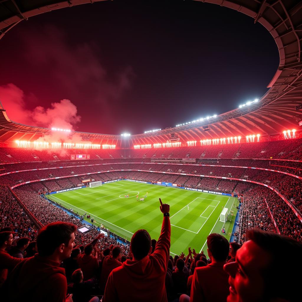 Besiktas Fans at Vodafone Park