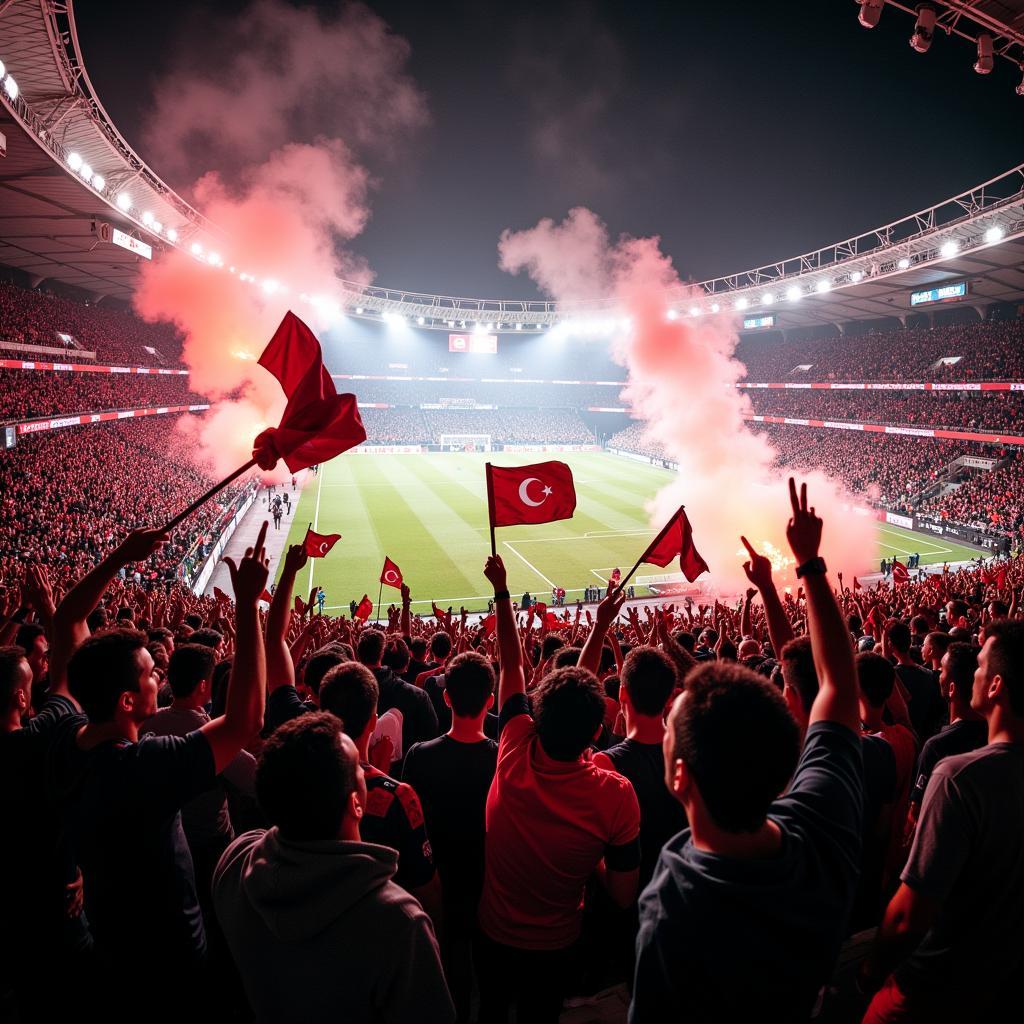 Beşiktaş Fans at Vodafone Park