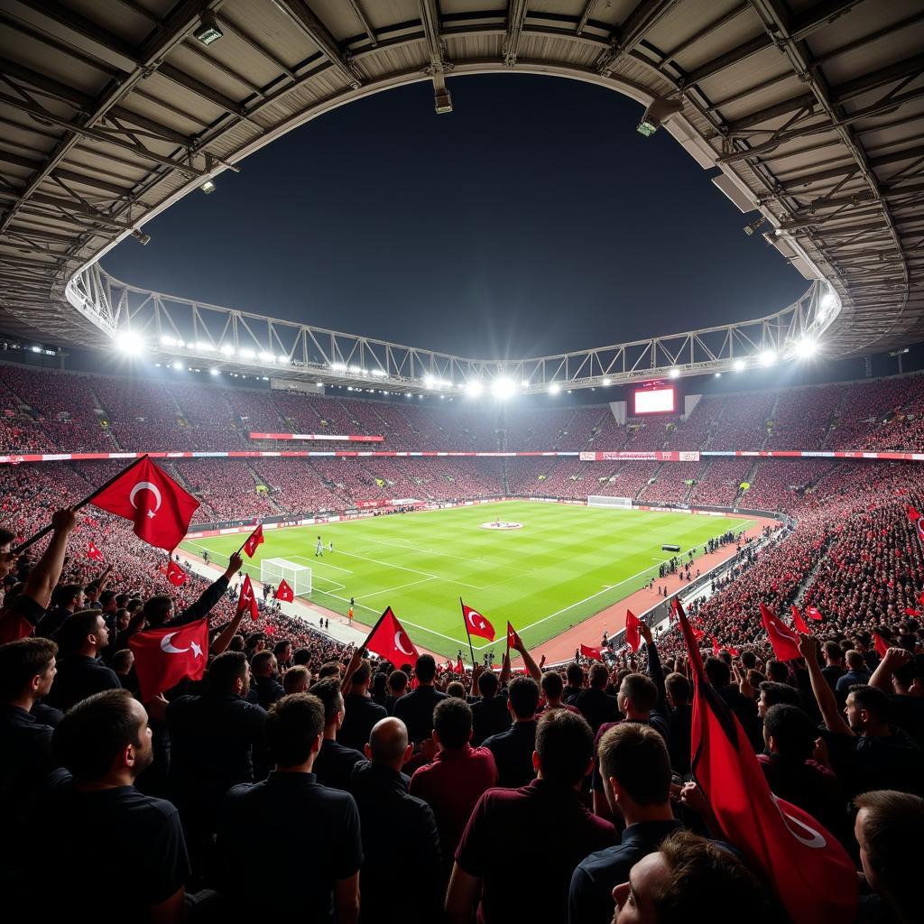 Beşiktaş Fans Filling Vodafone Park