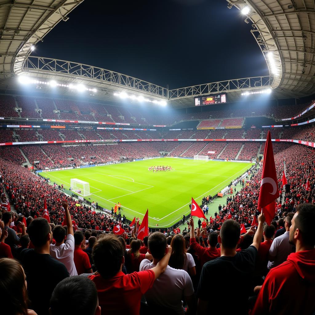 Besiktas Fans at Vodafone Park