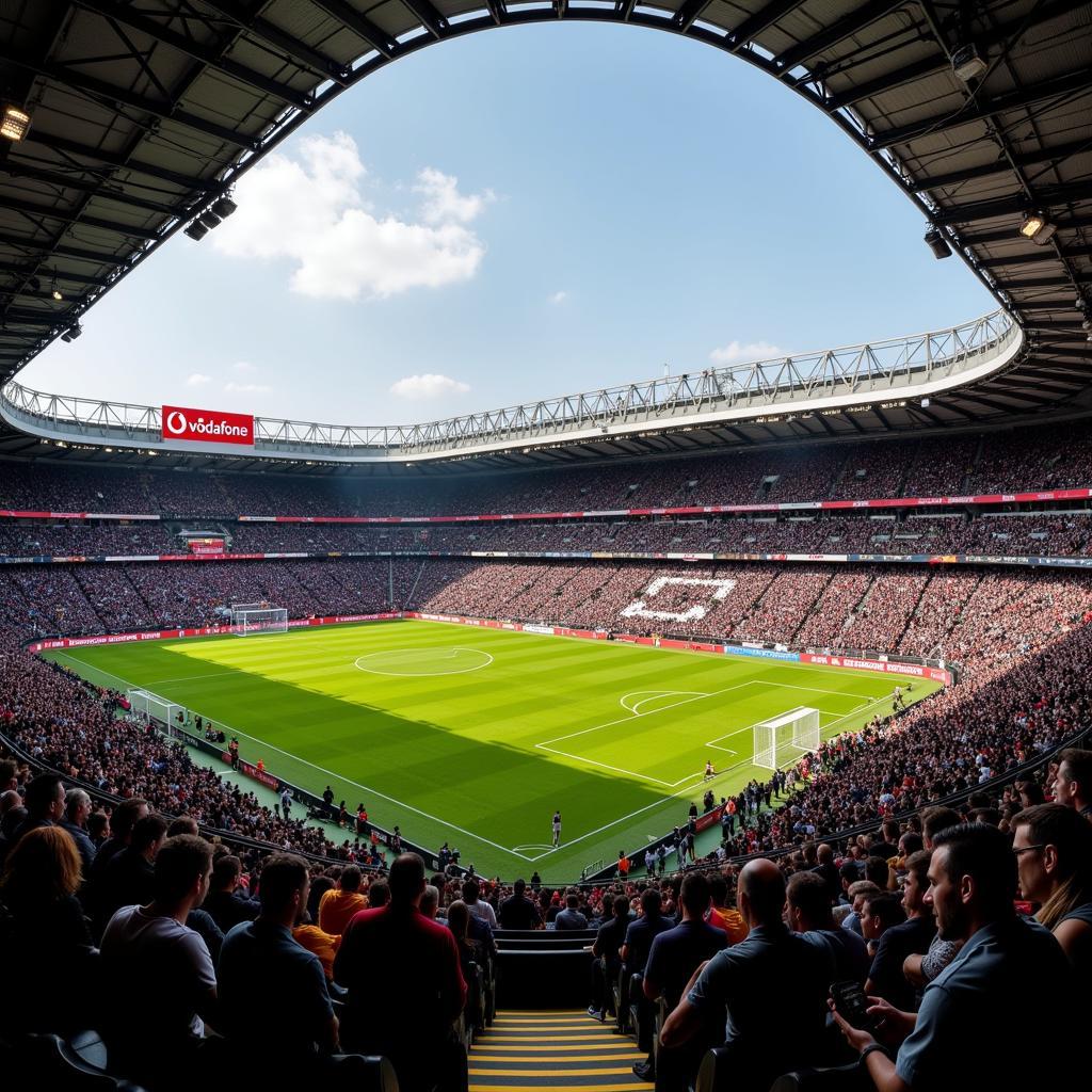 Beşiktaş Fans at Vodafone Park