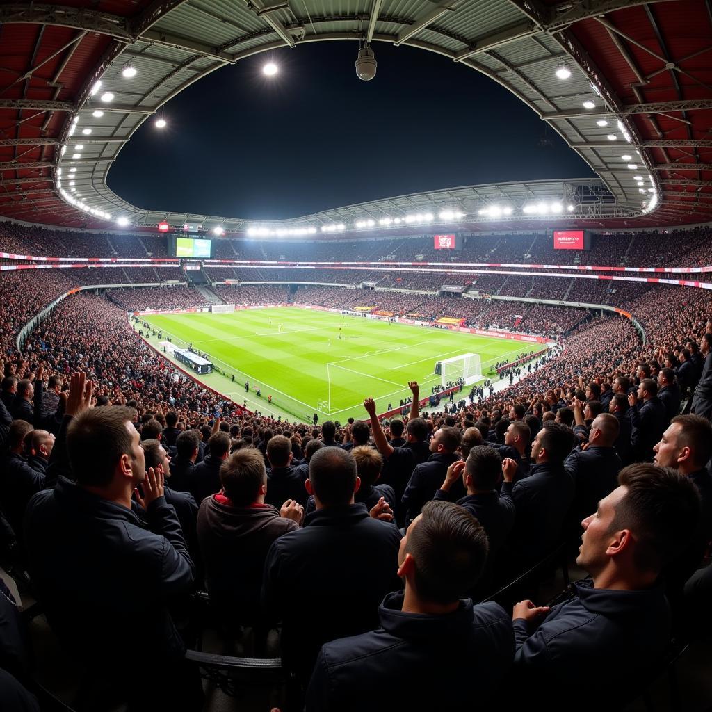 Besiktas Fans at Vodafone Park