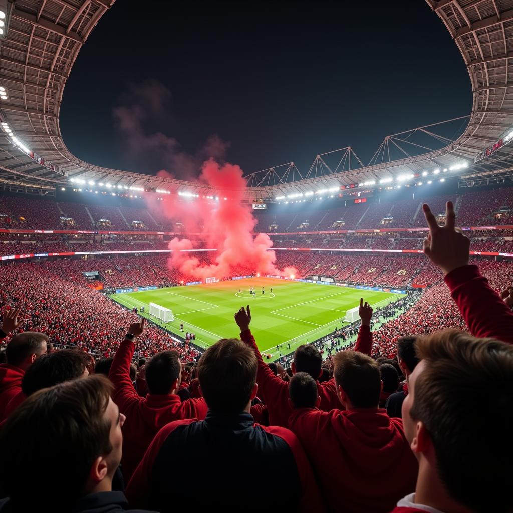 Beşiktaş Fans at Vodafone Park