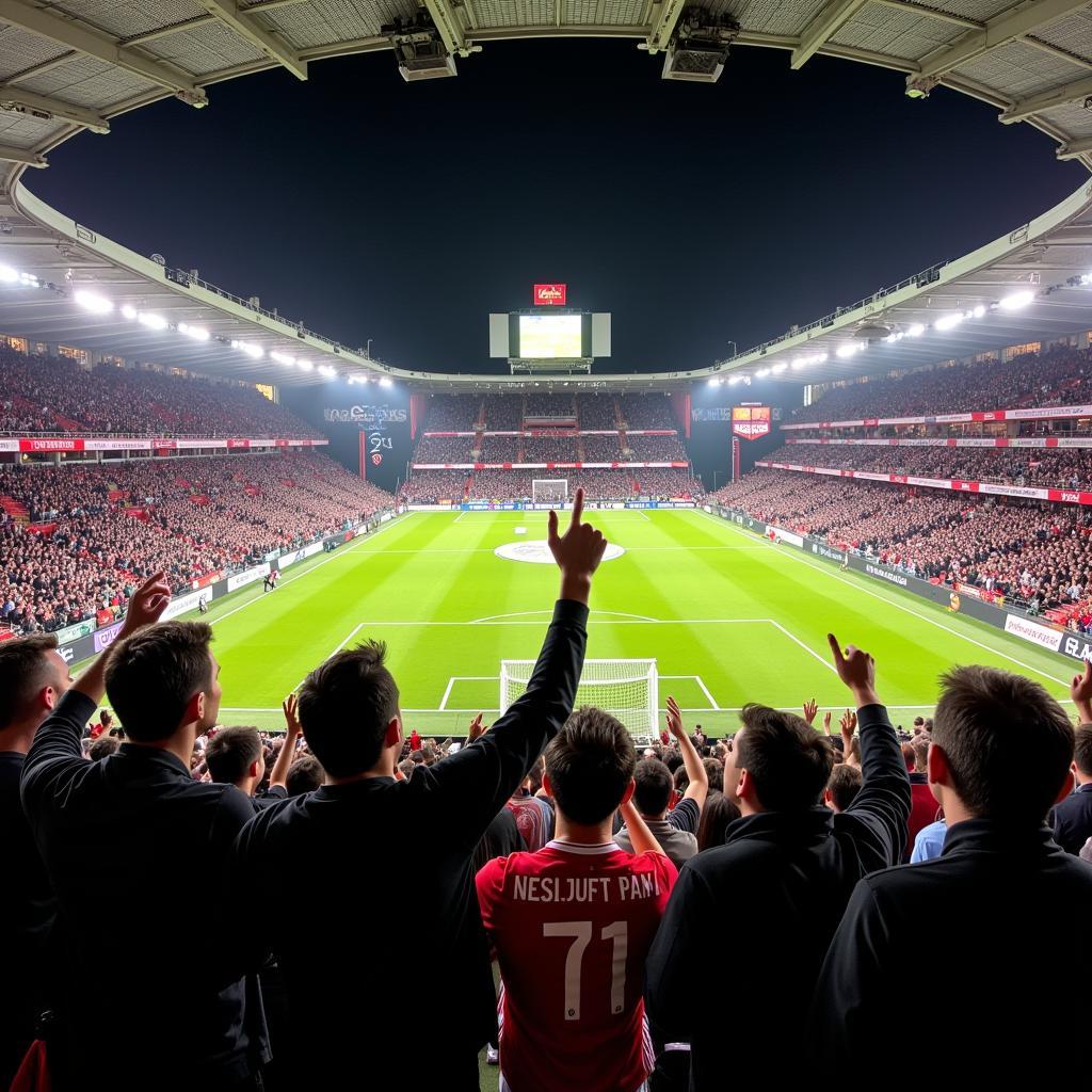 Besiktas Fans at Vodafone Park