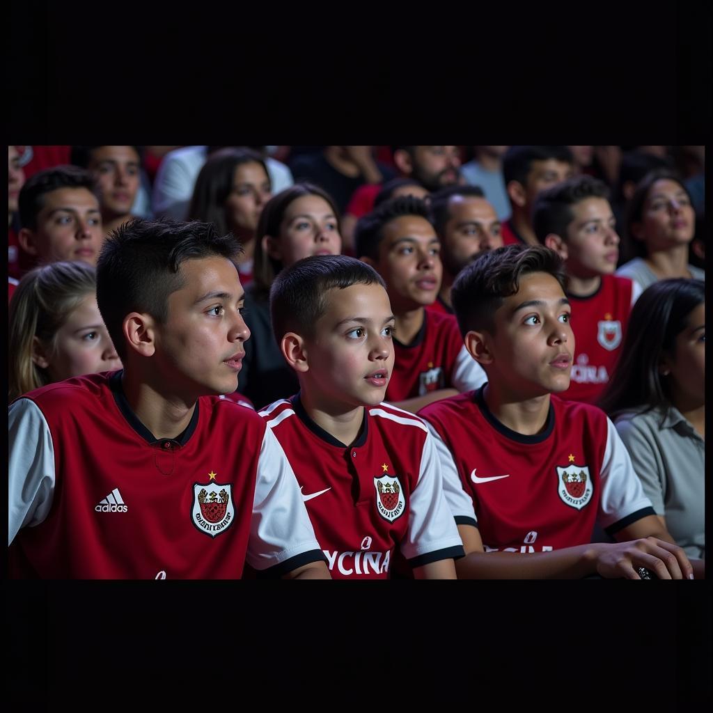 Besiktas Fans Watching Match Together