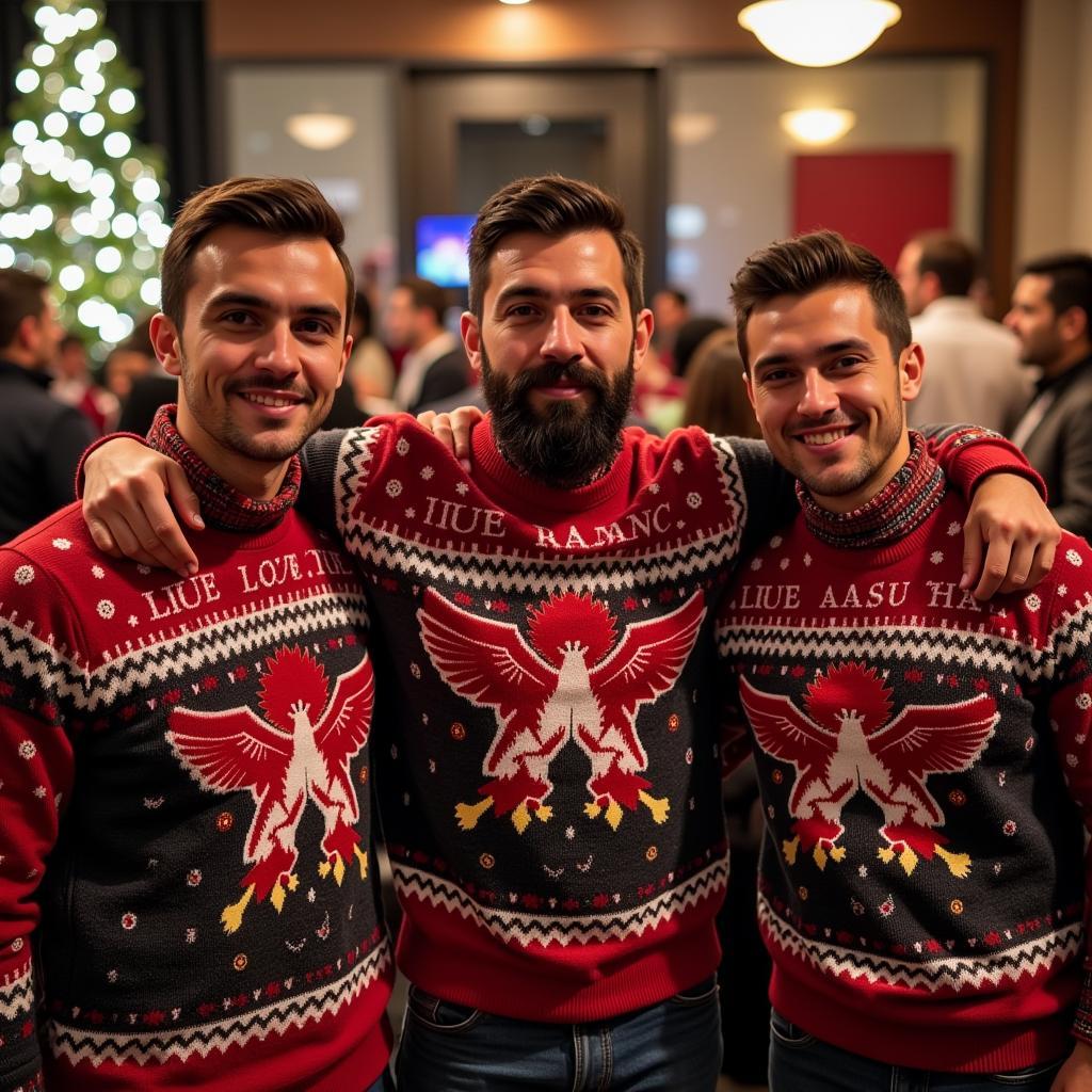 Beşiktaş Fans Sporting Christmas Sweaters