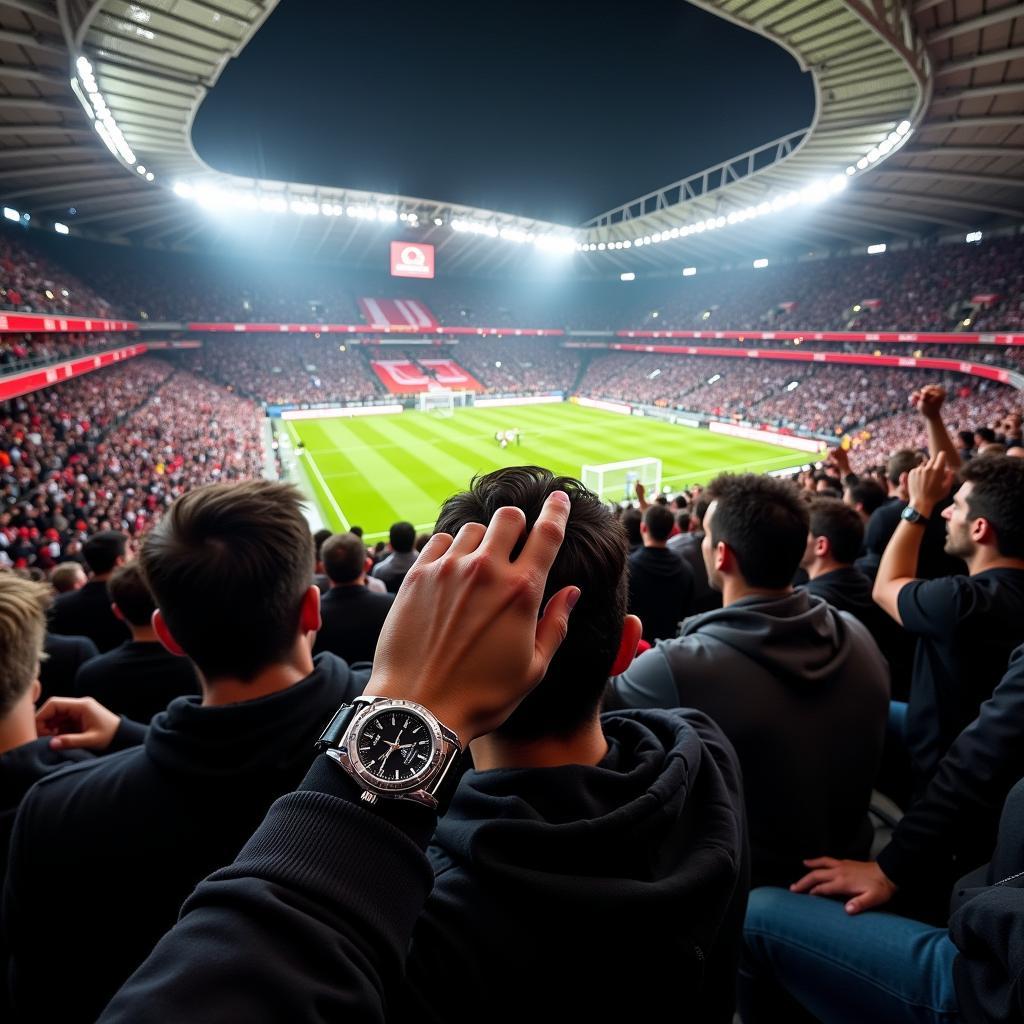 Besiktas fans sporting Kelbert watches