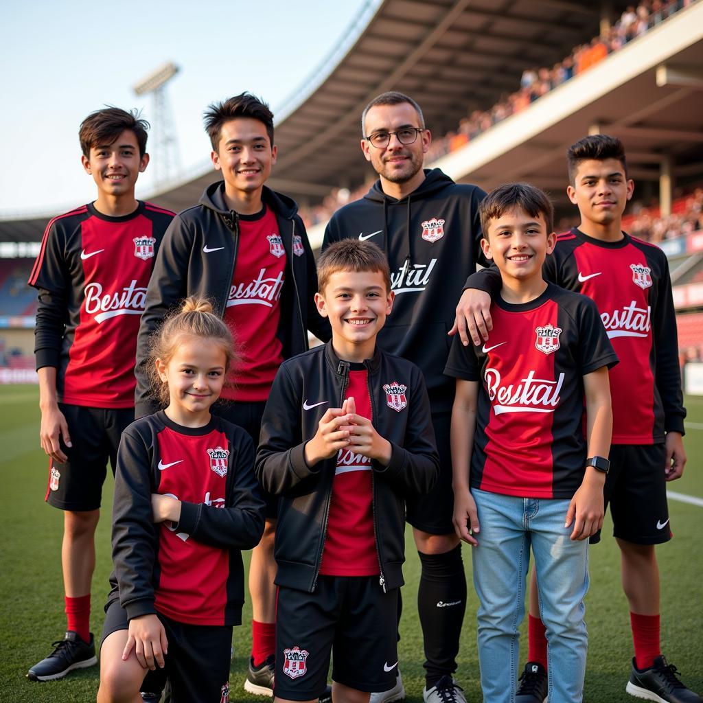 Beşiktaş fans sporting Z-One apparel