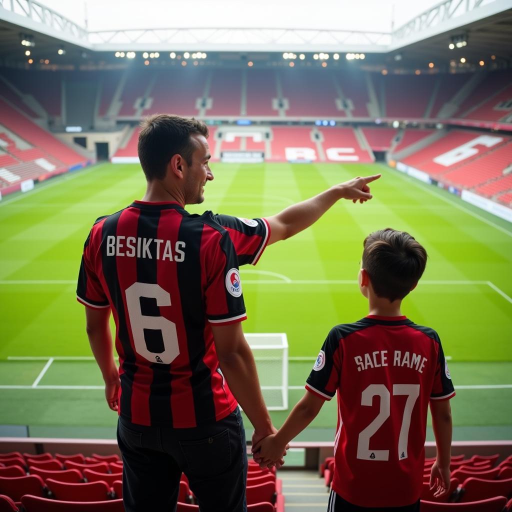 Father and Son at Vodafone Park