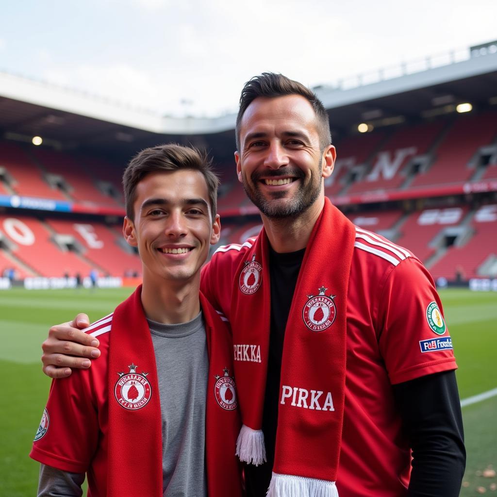 Father and Son at Vodafone Park