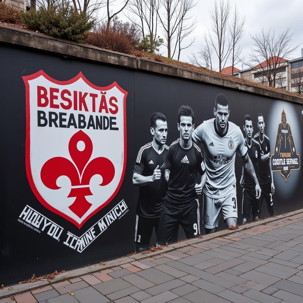 Beşiktaş Flag Street Art