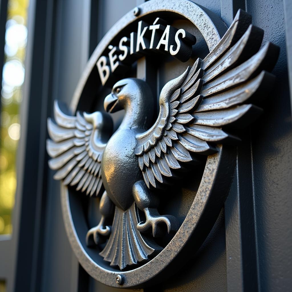 Besiktas Gate Sign Metal Design