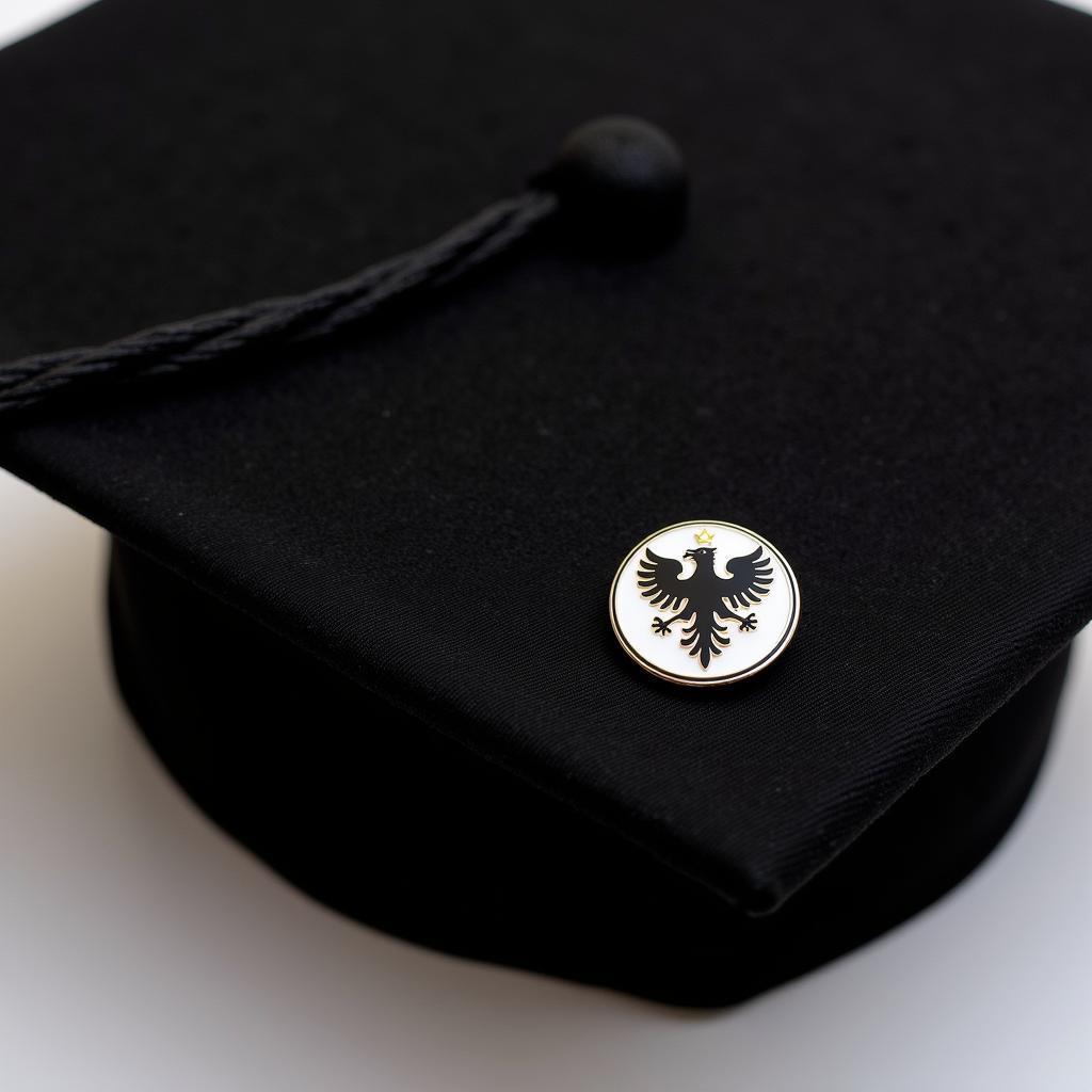 Beşiktaş Graduation Cap Pin Design