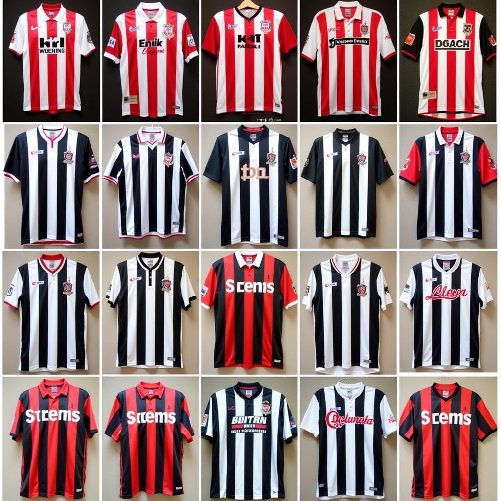 Besiktas Historical Broadcast Shirts Evolution