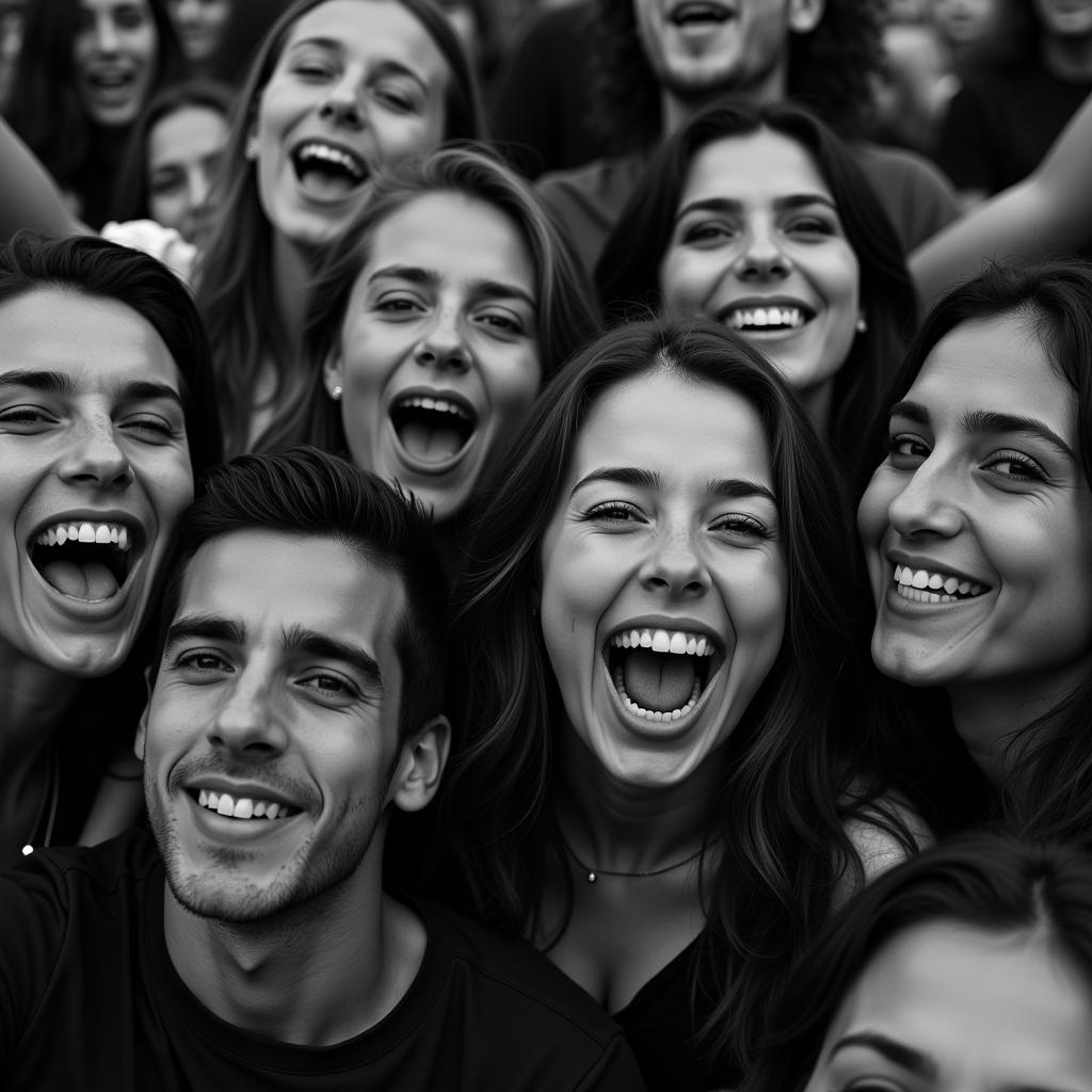 Beşiktaş supporters from diverse backgrounds celebrating together