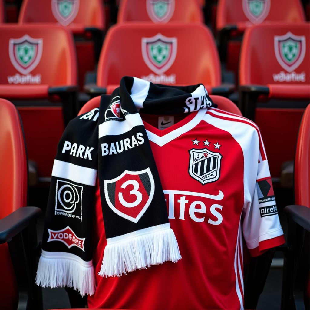 Besiktas jersey and scarf