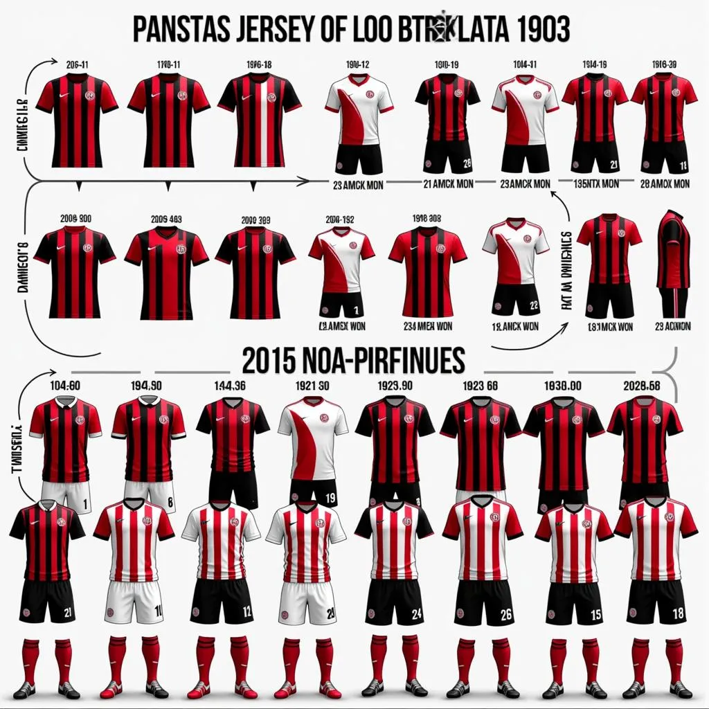 Evolution of the Besiktas Jersey from 1903 to Present