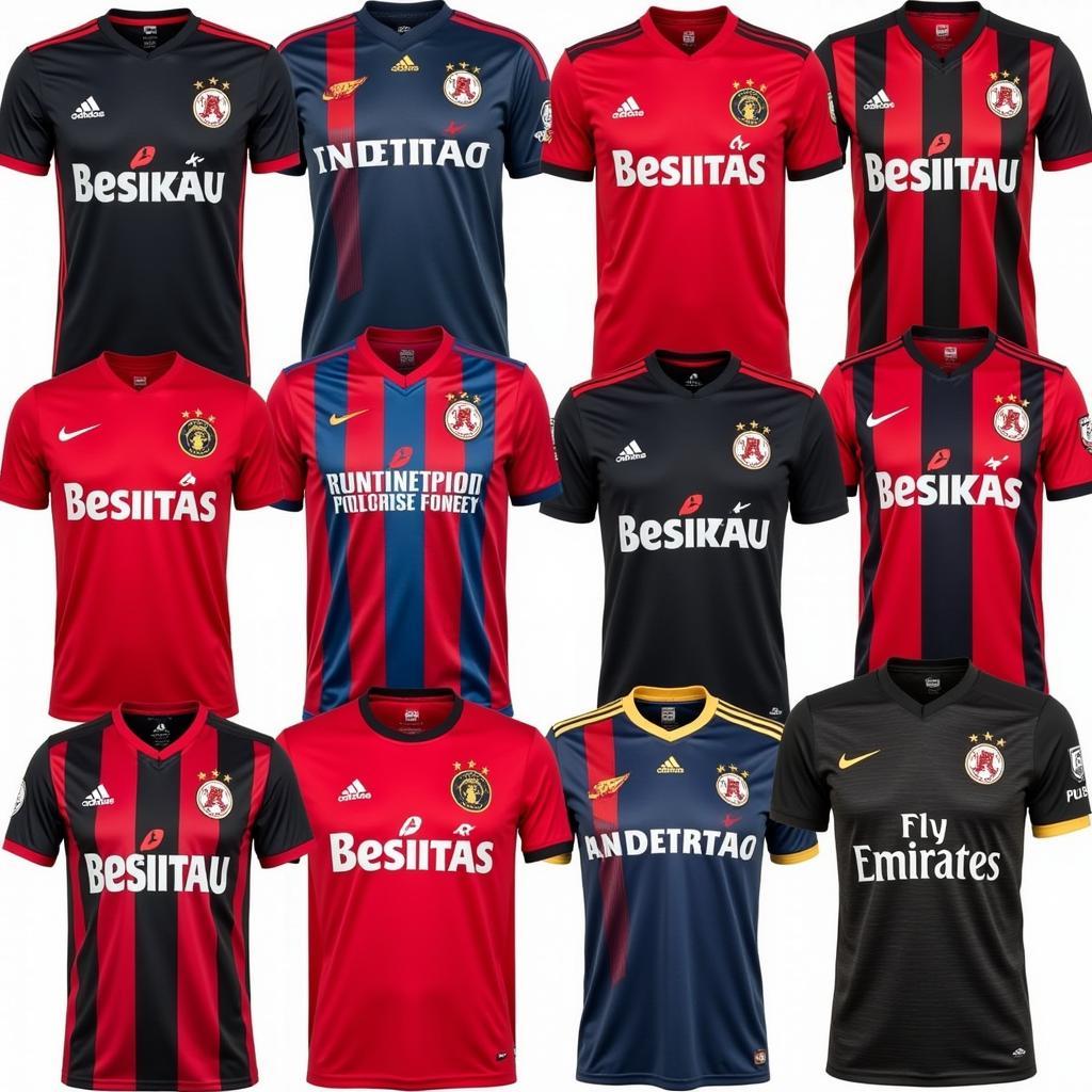 Collection of Beşiktaş Jerseys