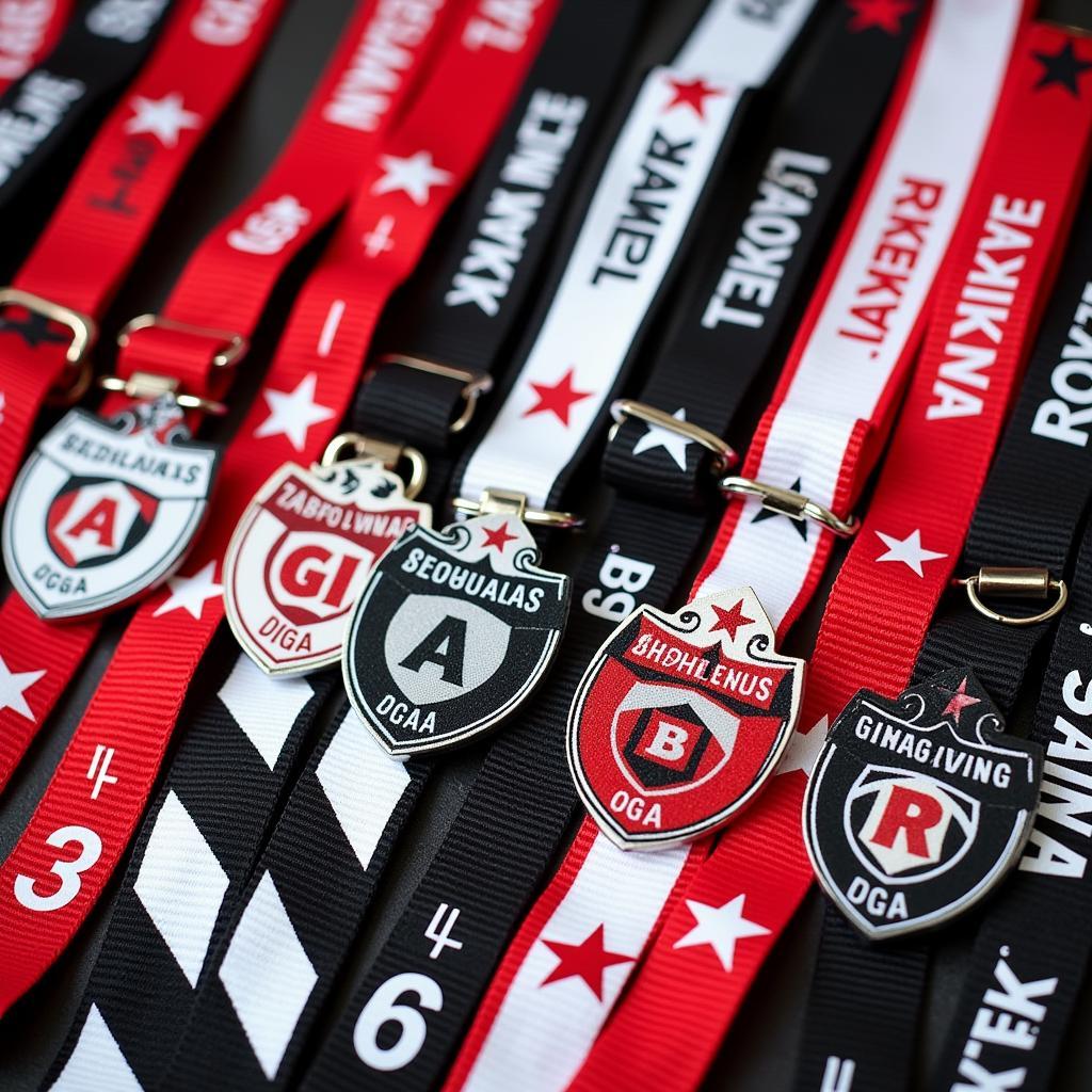 Collection of Besiktas Lanyards