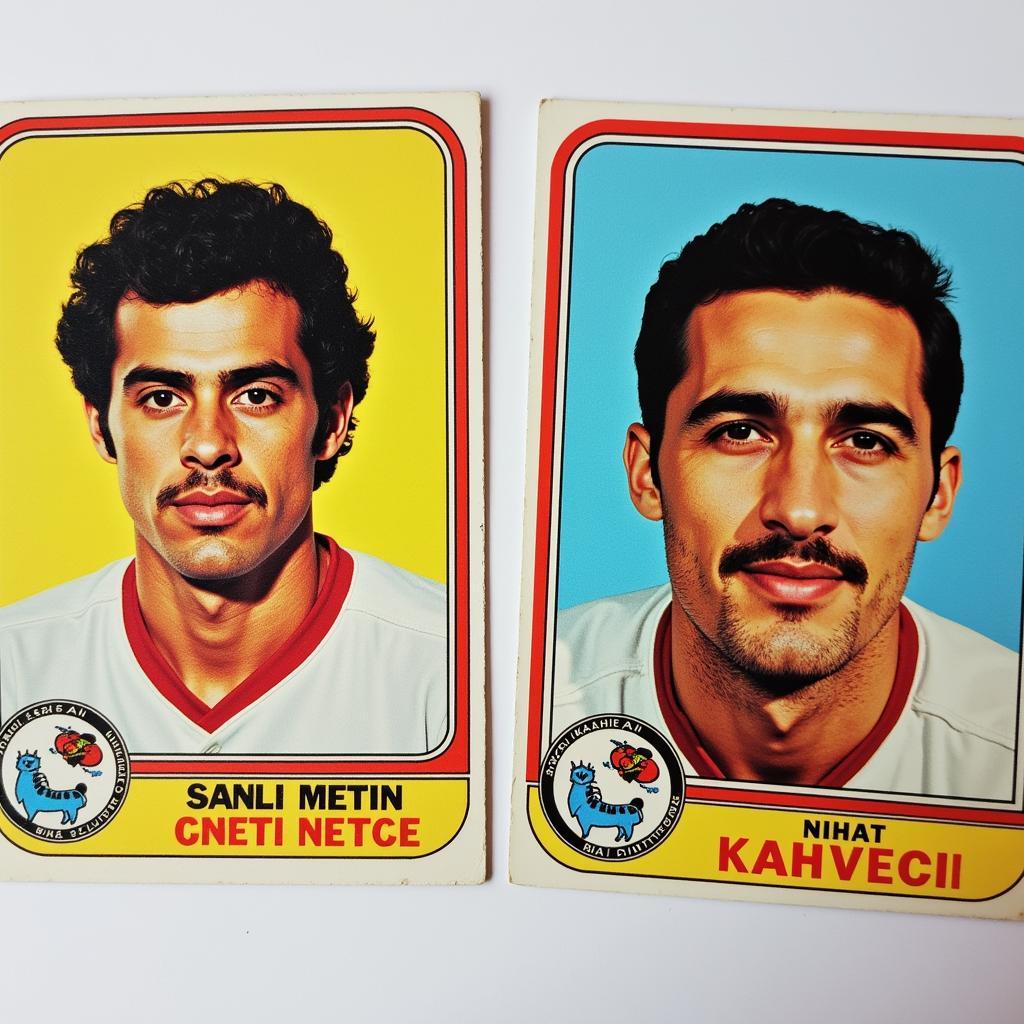 Besiktas Legends Featured on 1974 Topps Cards