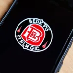 Besiktas Logo on a Smartphone Screen